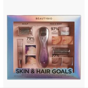 Beauty Bio GloPRO Microneedle Device Face Body Scalp 8Pc Complete Set Skin& Body